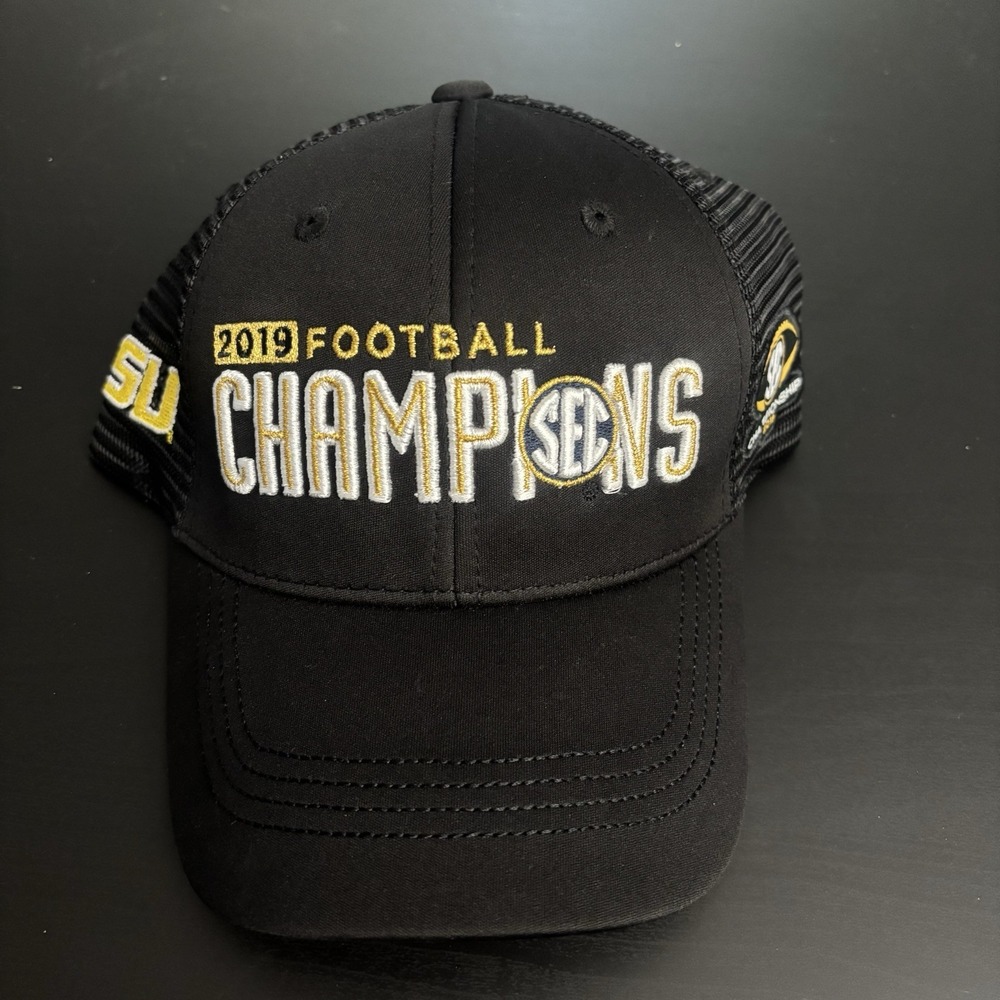 Top Of The World 2019 SEC Champions Football Hat LSU Tigers SnapBack OSFM